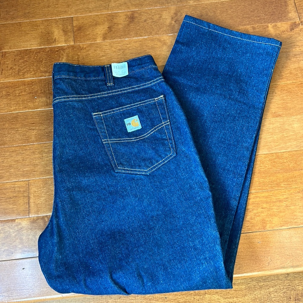 NWT Carhartt Men's Flame Resistant  FR 180 Jeans 42 x 32 Cat 2